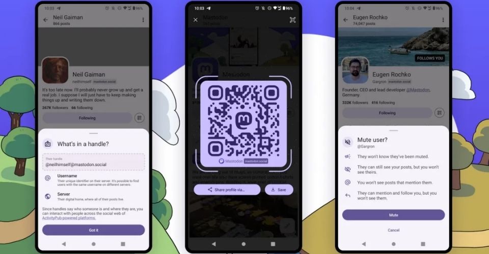 Mastodon users can now share their profiles via QR code