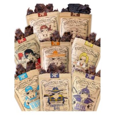 Righteous Felon Beef Jerky Variety Pack