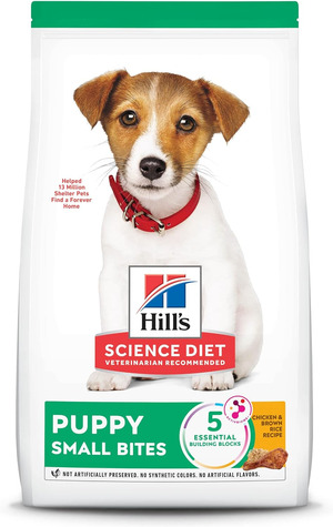 Hill's Science Diet Puppy Small Bites Chicken Meal & Brown Rice Recipe Dry Dog Food
