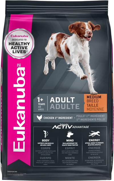 Eukanuba Adult Medium Breed Dry Dog Food, 30 lb