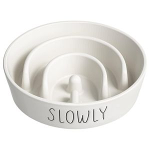 LE TAUCI PET Dog Slow Feeder Bowl Ceramic