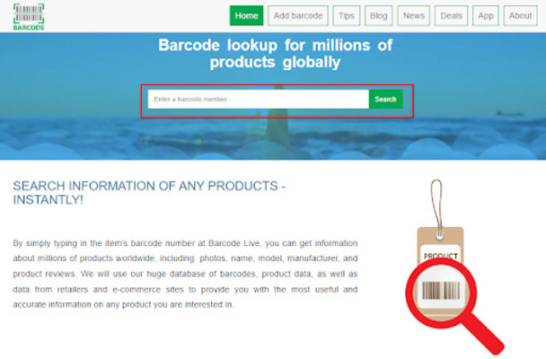 Check the Ordinary serum barcode on barcodelive.org