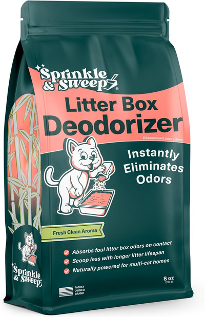 Sprinkle & Sweep Litter Box Deodorizer