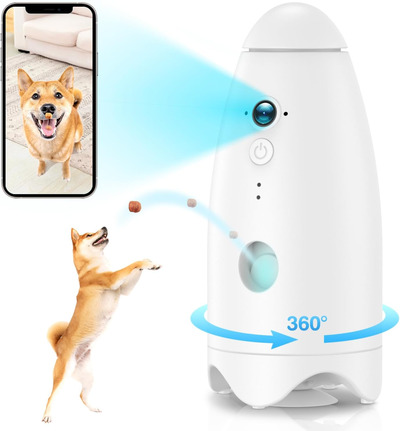 Dog Camera with Treat Dispenser