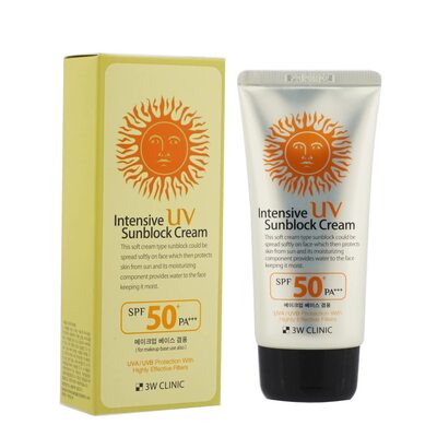 3W Clinic Intensive UV Sunblock Cream SPF50+/PA+++