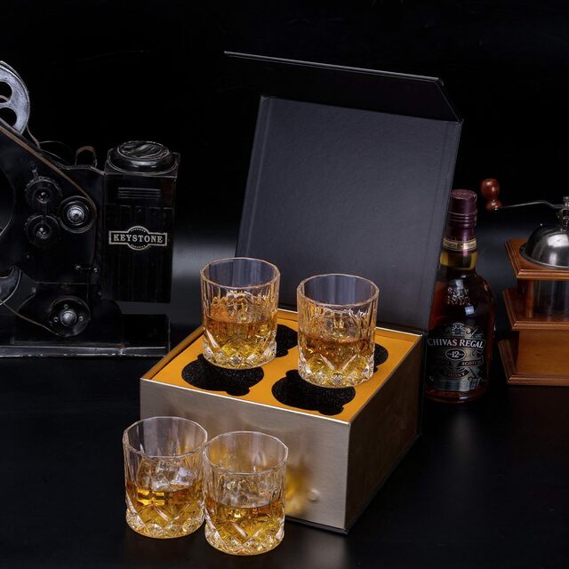 KANARS Old Fashioned Whiskey Glasses