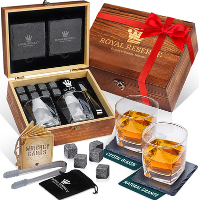 Whiskey Stones Gift Set by Royal Reserve