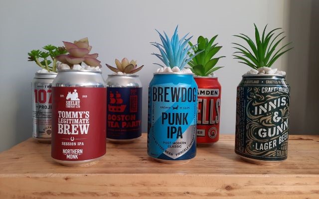 Beer Can Planters