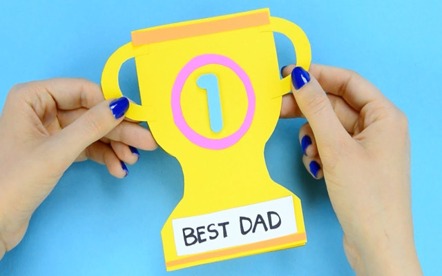 A Father’s Day trophy