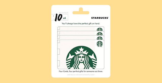 Starbucks $10 Gift Cards (4-Pack)