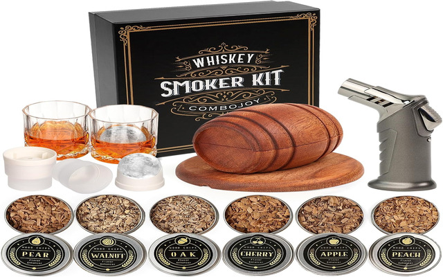 Whiskey smoker kit with torch