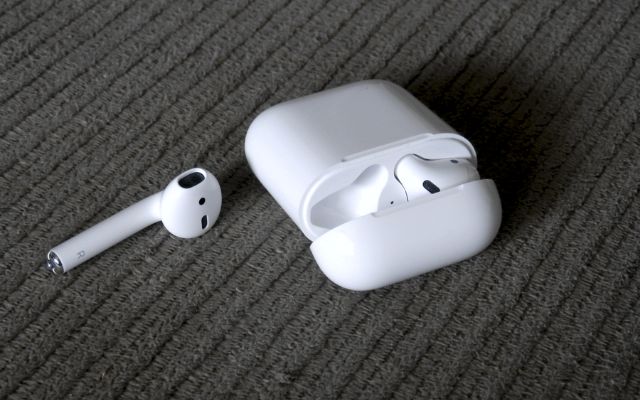 Open the AirPods case