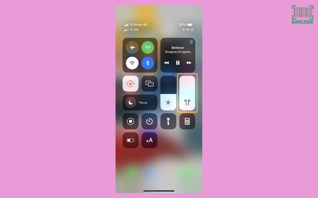 Lower the volume to avoid AirPod sound leaking