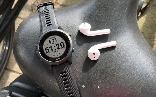 Ensure AirPods are in the range of Garmin Watch