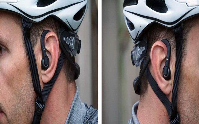 Be careful if you want to wear earphones while riding a bike