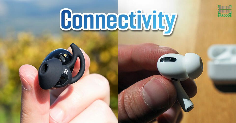 Connectivity comparison between Bose earbuds Sport vs AirPods Pro