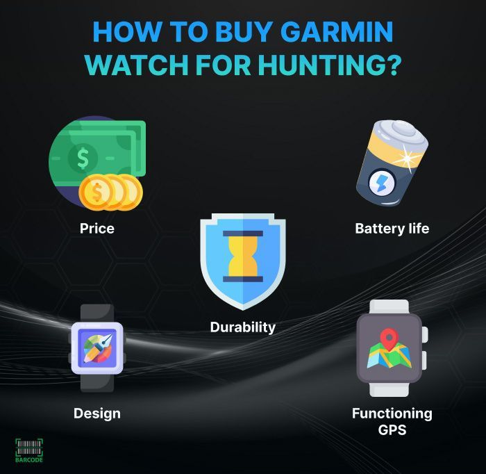 Factors to consider when choosing a hunting Garmin watch