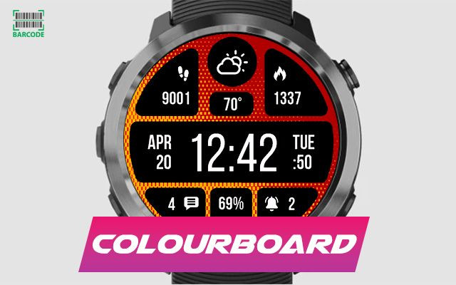 Colourboard watch face