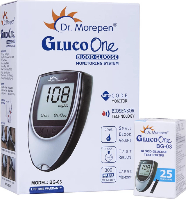 Review Dr. Morepen GlucoOne blood glucose monitoring system