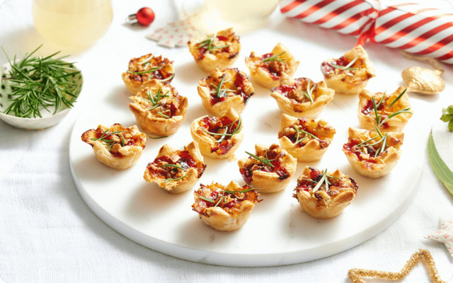 Cranberry Brie Bites