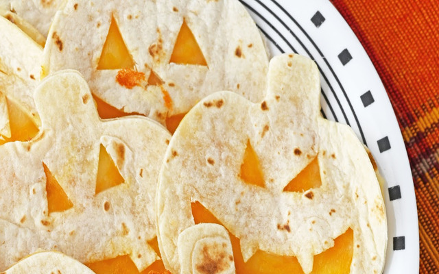 Jack O’ Lantern Quesadillas