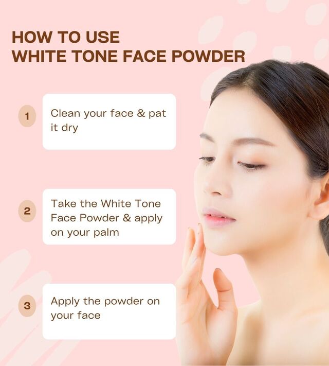 A guide on using the White Tone Face Powder