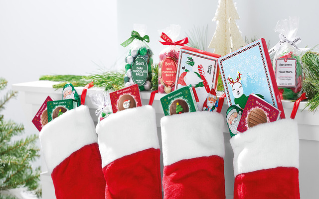 Filled your Christmas stockings with candies