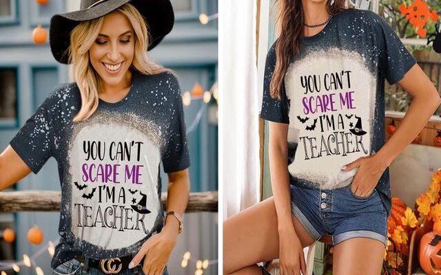 The You can’t scare me - I’m a teacher shirt