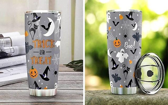 The Halloween tumbler cup