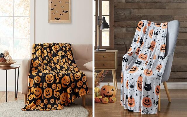 The Halloween throw blanket