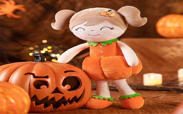 The Gloveleya pumpkin doll for girls