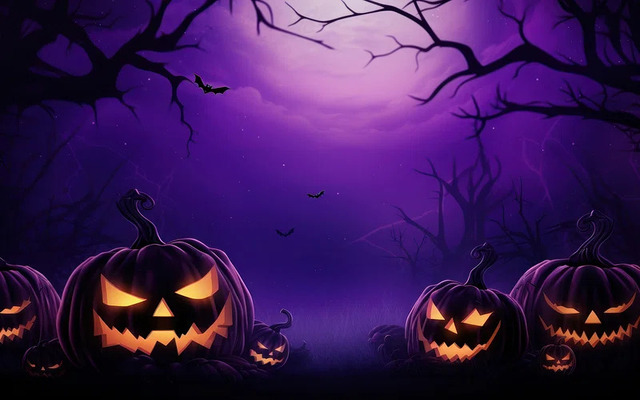 Purple is also used during Halloween