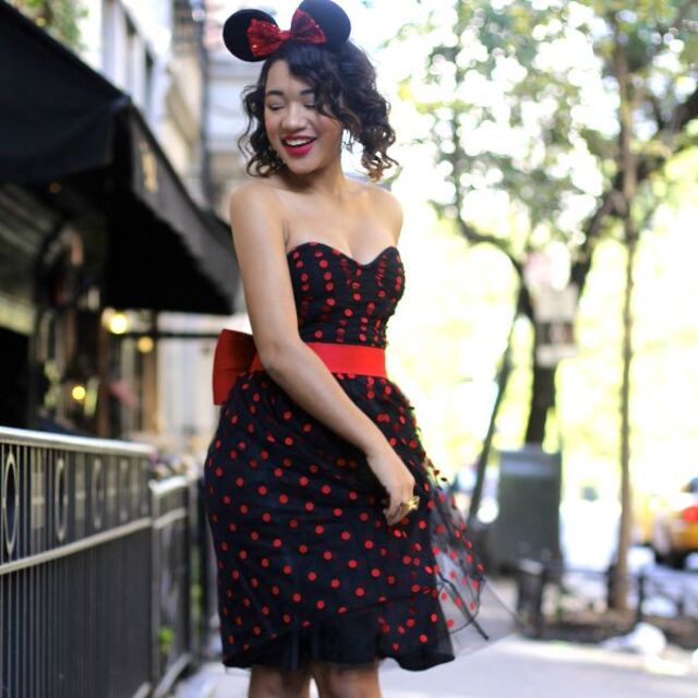 Minnie Mouse costume for Halloween