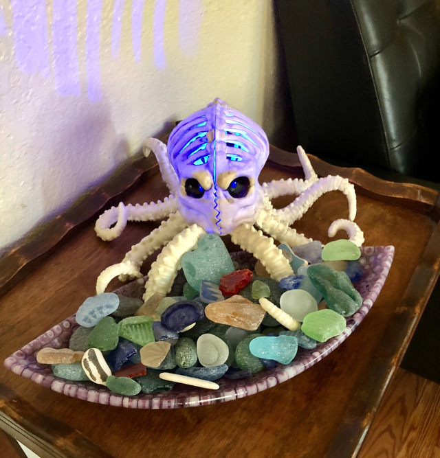 Crazy Bonez Light Up Skeleton Octopus