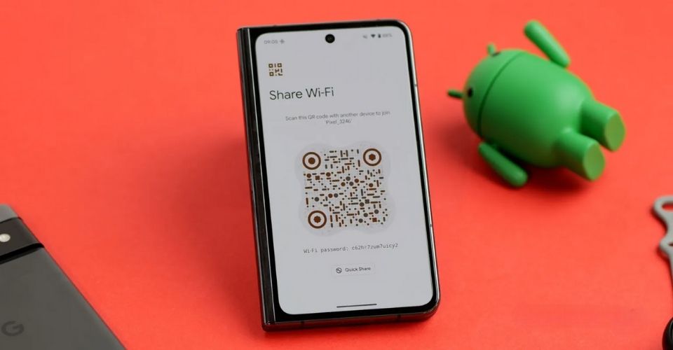 WiFi QR Code Sharing Gets Material You Change in Android 16 DP1